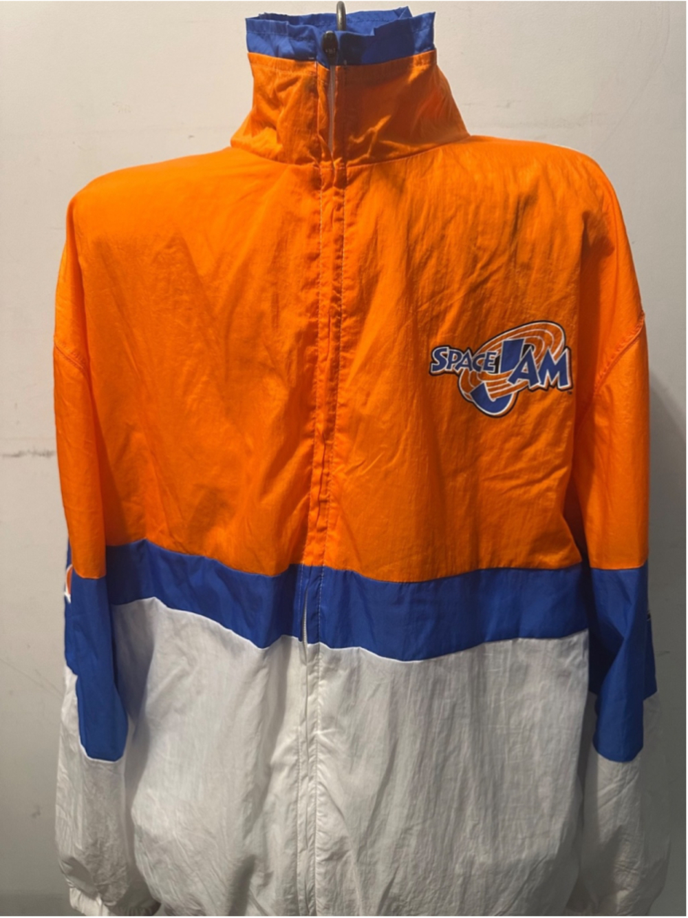 NWT Champion Space Jam NCAA March Madness Windbreaker Track Jacket Tune Squad M